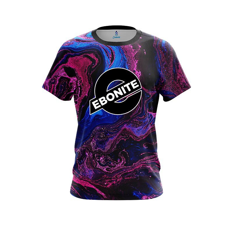 Ebonite Cotton Candy Marble CoolWick Bowling Jersey