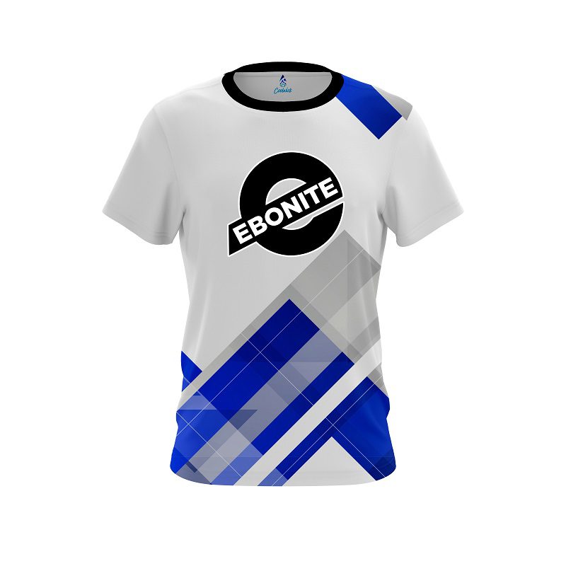 Ebonite Flyer Blue CoolWick Bowling Jersey