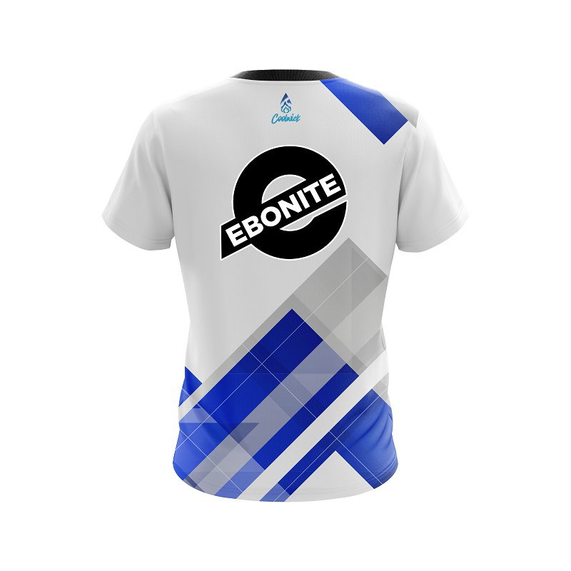 Ebonite Flyer Blue CoolWick Bowling Jersey - Image 2