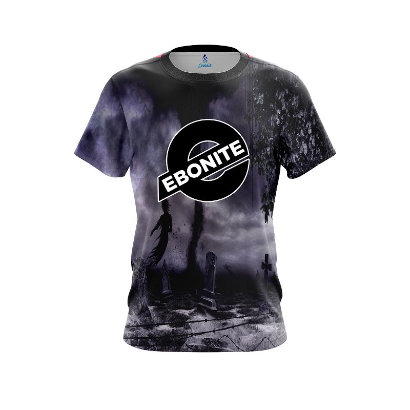 Ebonite Ghost Cemetery CoolWick Bowling Jersey