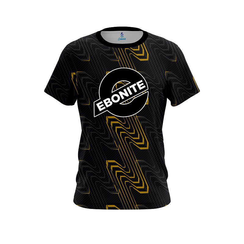 Ebonite Halftone Extreme Yellow CoolWick Bowling Jersey