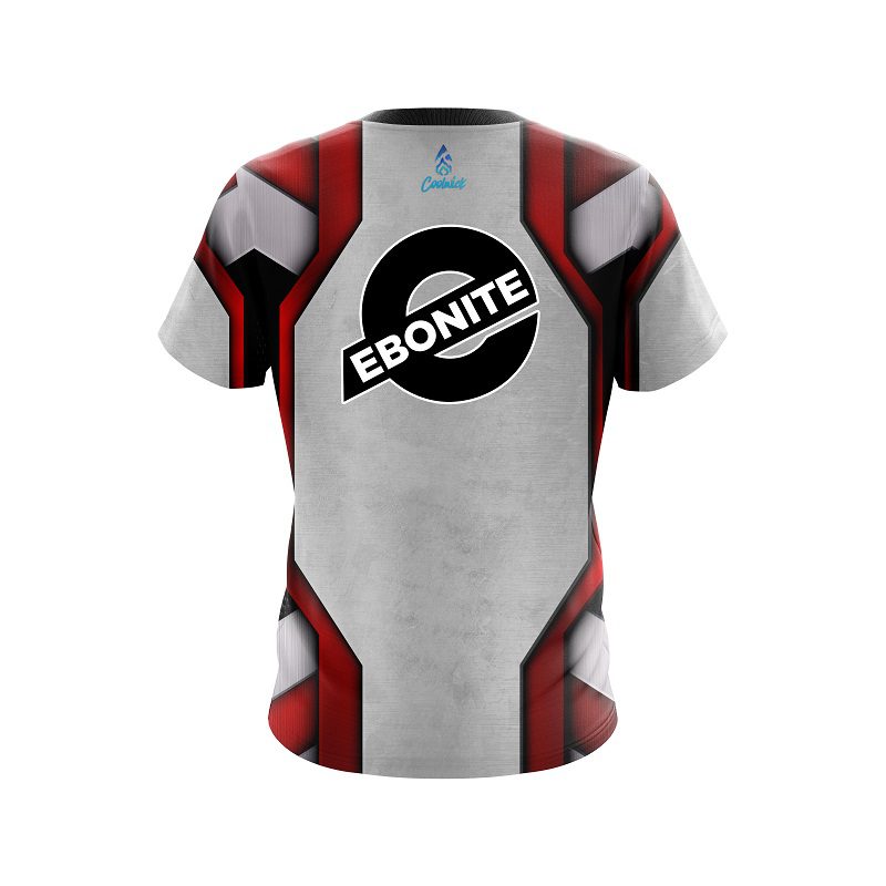 Ebonite Iron Red CoolWick Bowling Jersey - Image 2