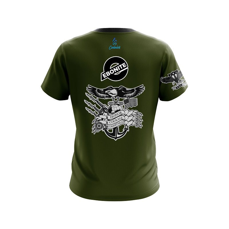 Ebonite Military Honor CoolWick Bowling Jersey - Image 2