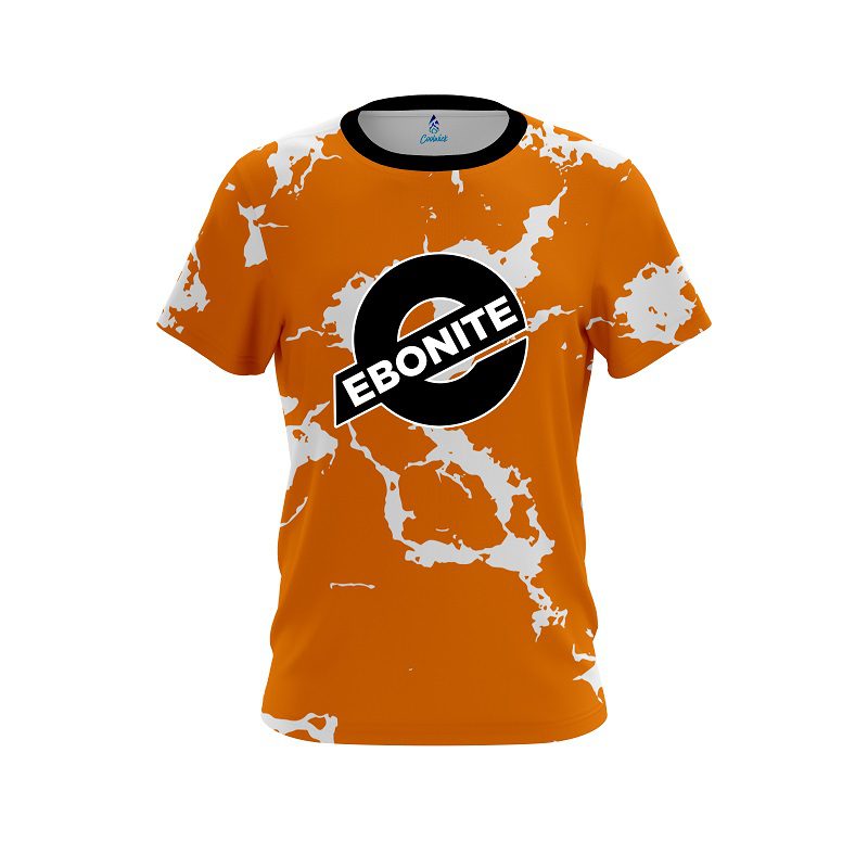 Ebonite Orange Shock CoolWick Bowling Jersey