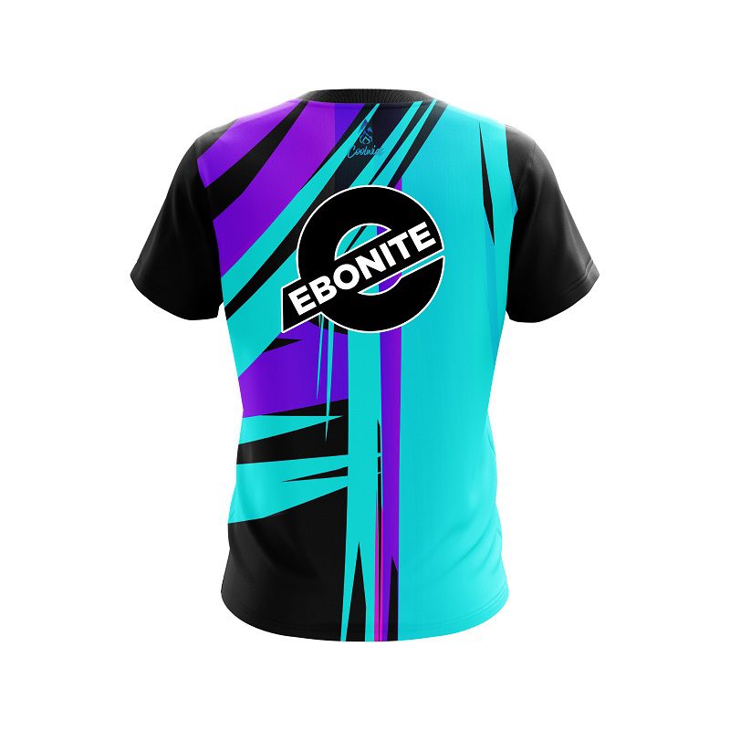 Ebonite Paint Brush Drip CoolWick Bowling Jersey - Image 2