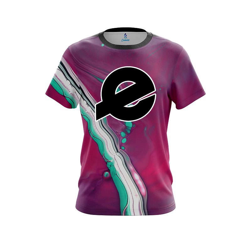 Ebonite Pink And Green Liquid CoolWick Bowling Jersey