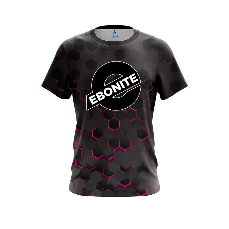 Ebonite Pink Honeycomb Fusion CoolWick Bowling Jersey