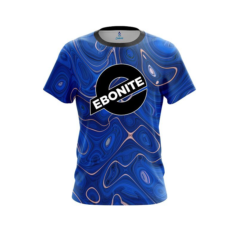 Ebonite Psychedelic Blue Flow CoolWick Bowling Jersey