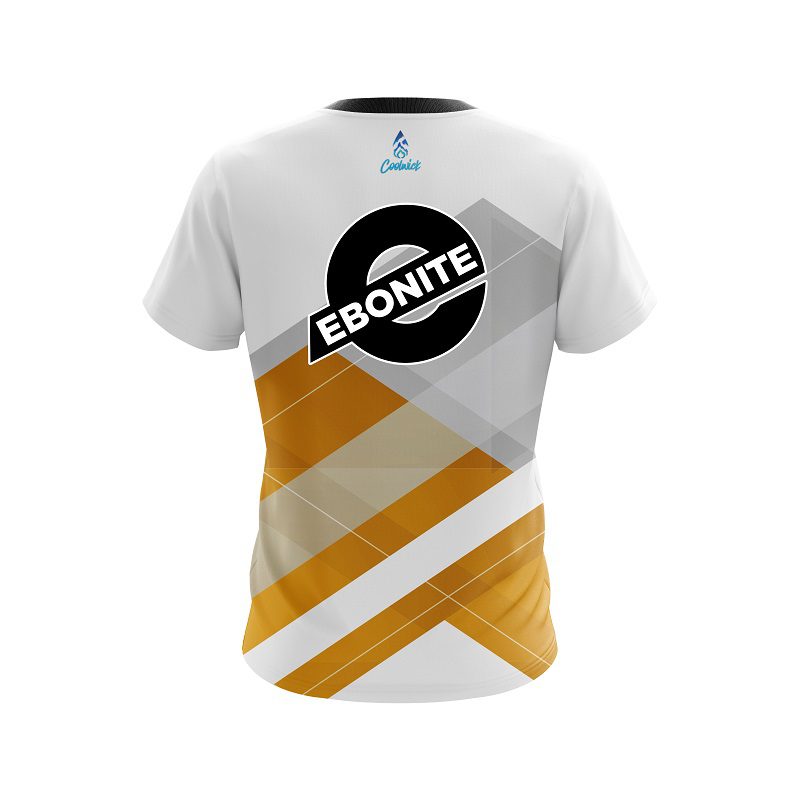 Ebonite Racing Orange CoolWick Bowling Jersey - Image 2