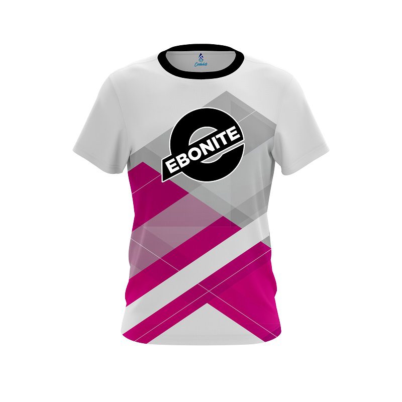 Ebonite Racing Pink CoolWick Bowling Jersey