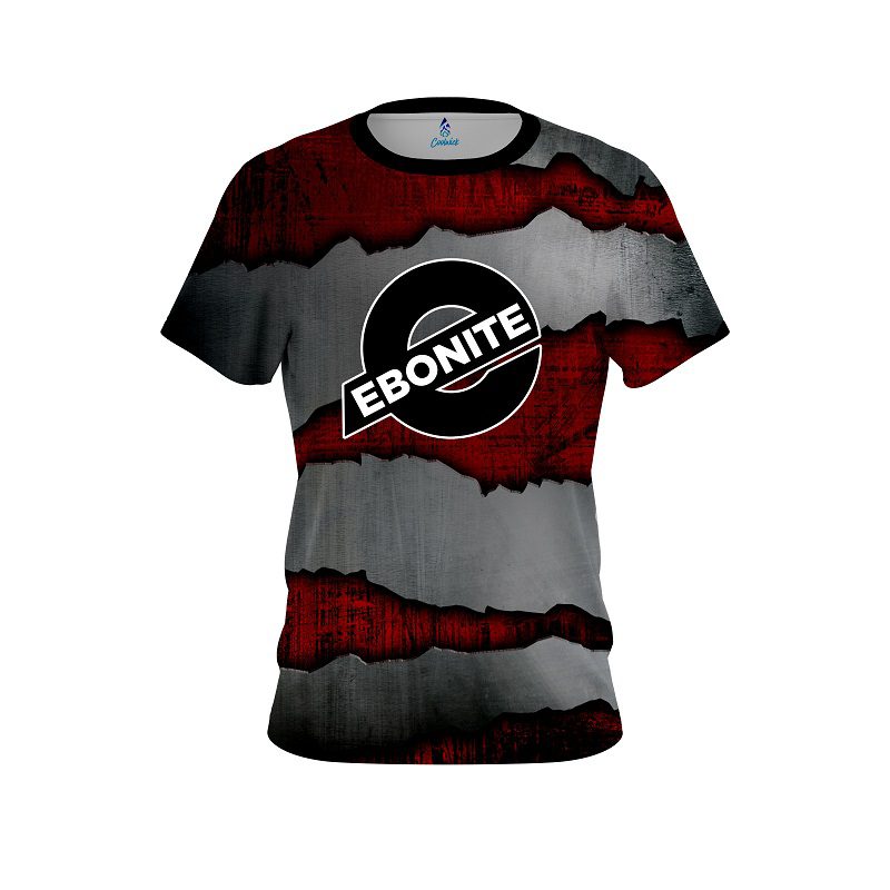 Ebonite Red Rigid Steel CoolWick Bowling Jersey
