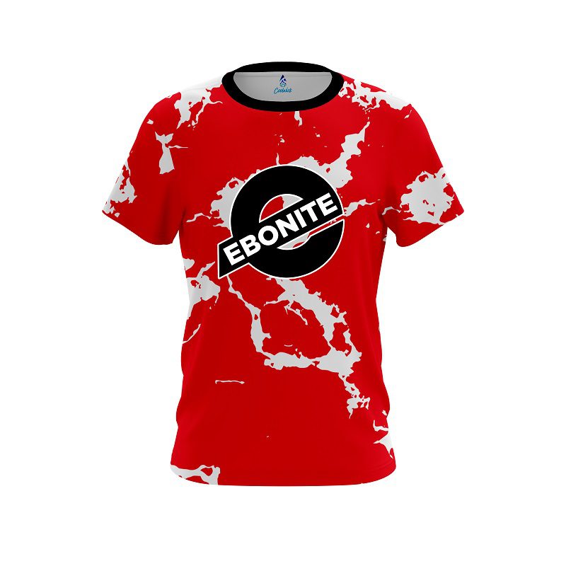 Ebonite Red Shock CoolWick Bowling Jersey