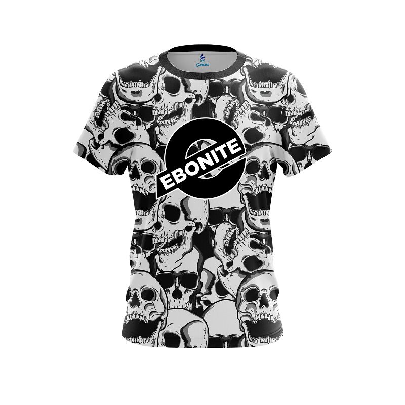 Ebonite Skeleton Grunge CoolWick Bowling Jersey