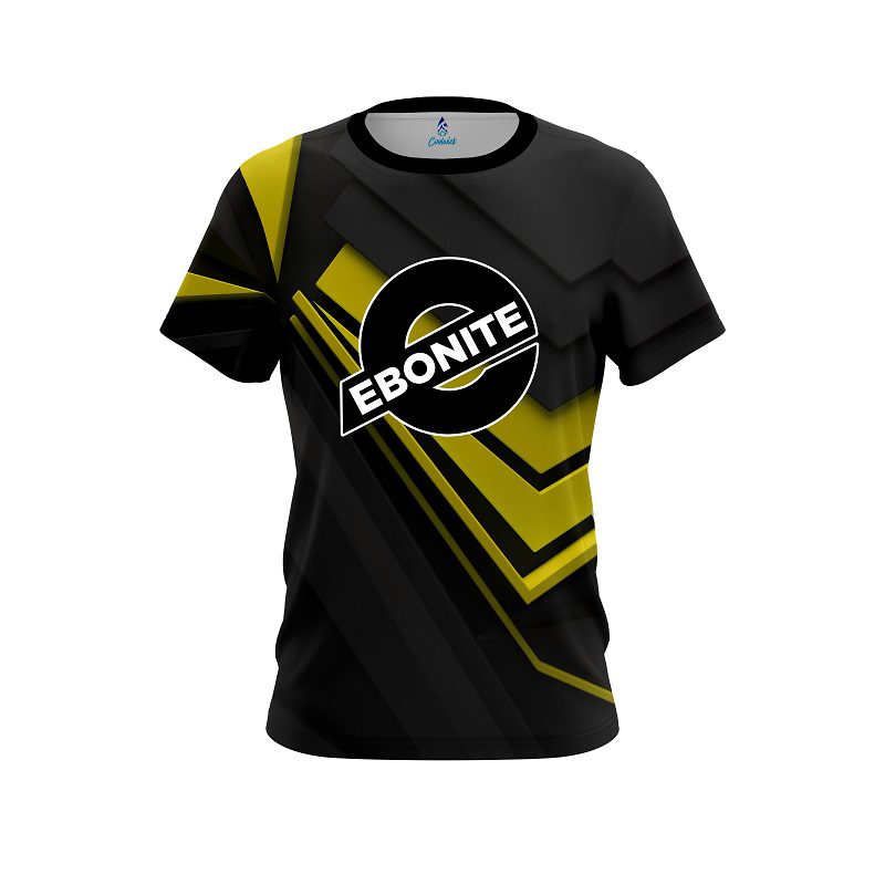 Ebonite Steaming Dynamic Yellow CoolWick Bowling Jersey