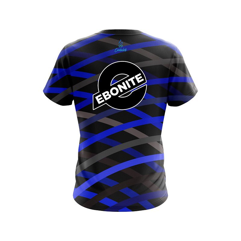Ebonite Turmoil Blue CoolWick Bowling Jersey - Image 2