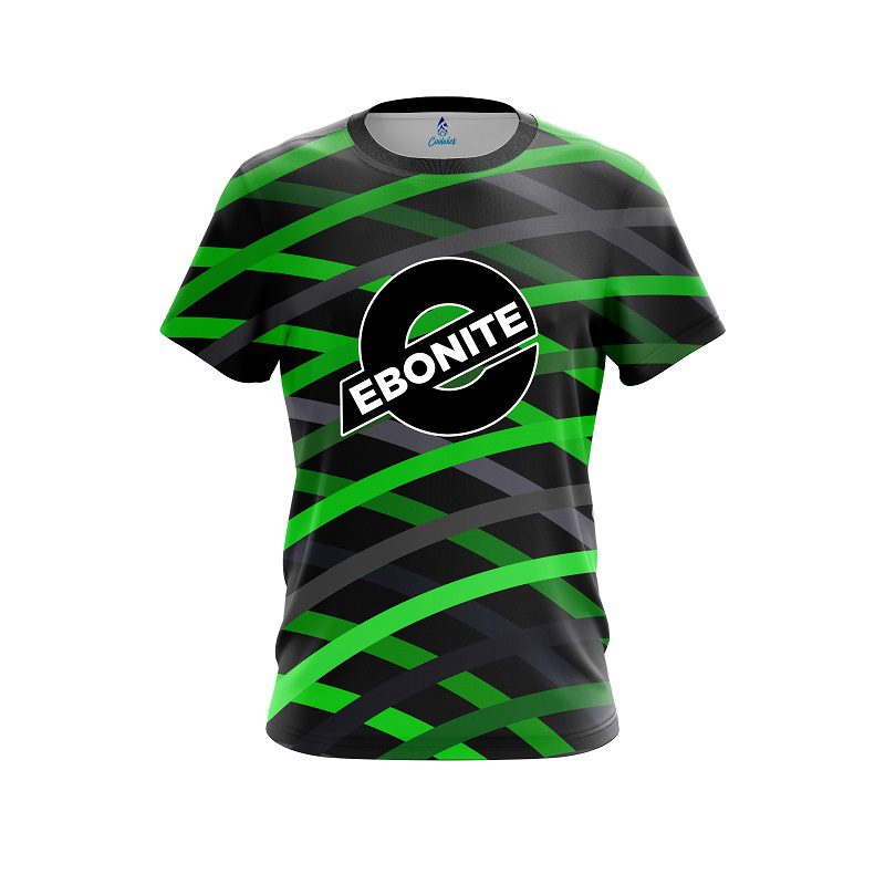Ebonite Turmoil Green CoolWick Bowling Jersey