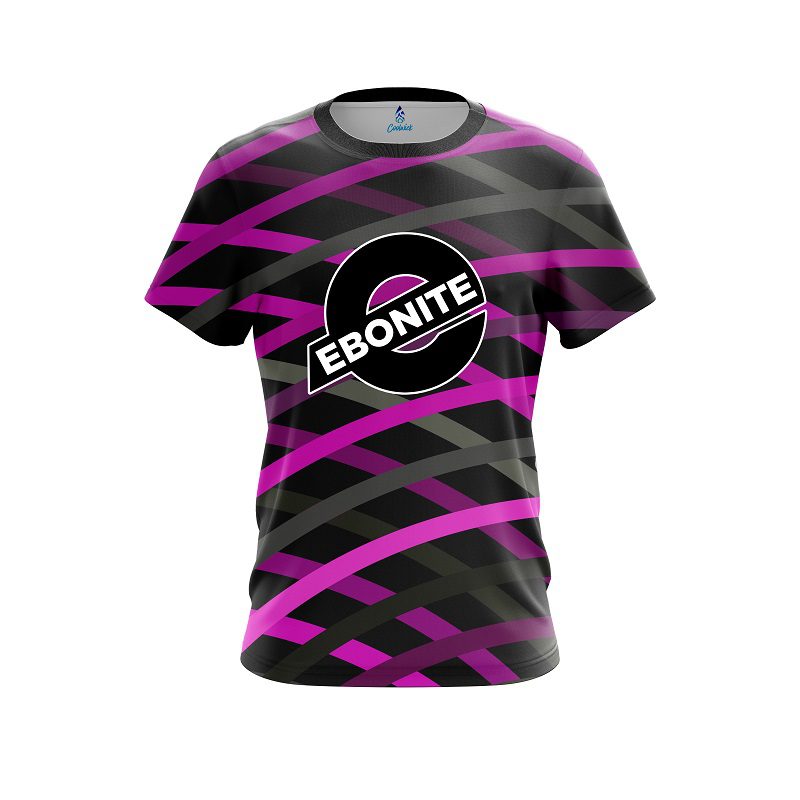Ebonite Turmoil Pink CoolWick Bowling Jersey