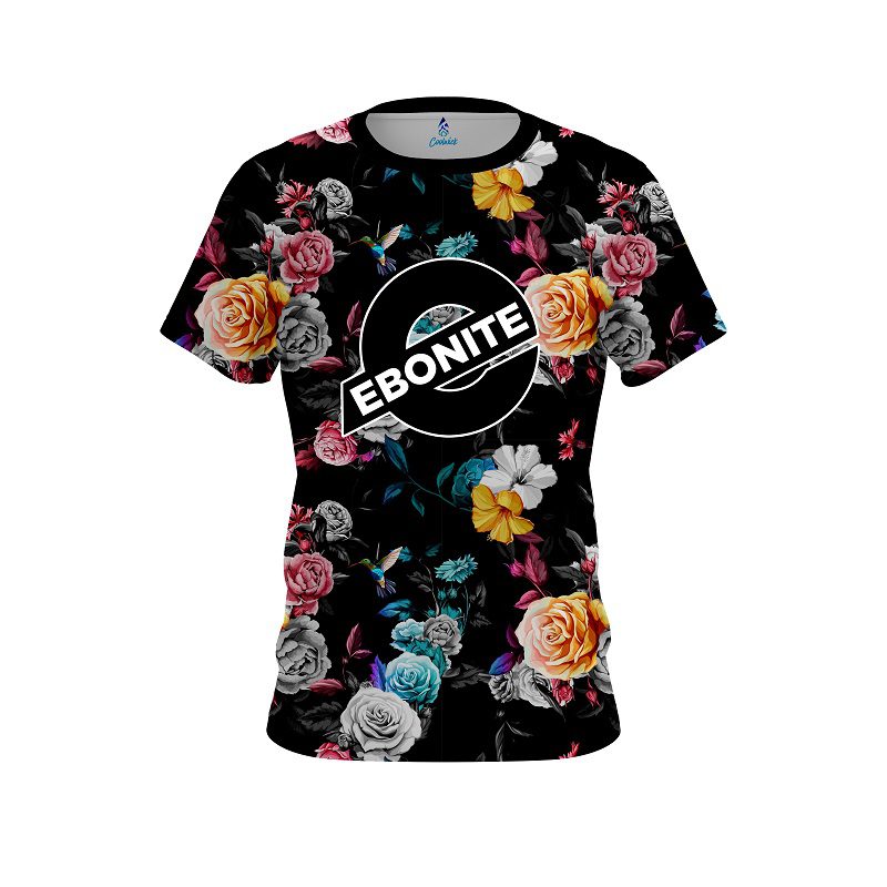 Ebonite Hummingbird Watercolor Art CoolWick Bowling Jersey