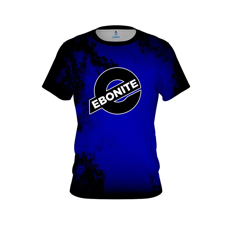 Ebonite Toxic Rugged Smoke Blue CoolWick Bowling Jersey