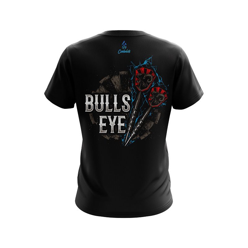 Plain Electric Bulls Eye CoolWick Bowling Jersey - Image 2