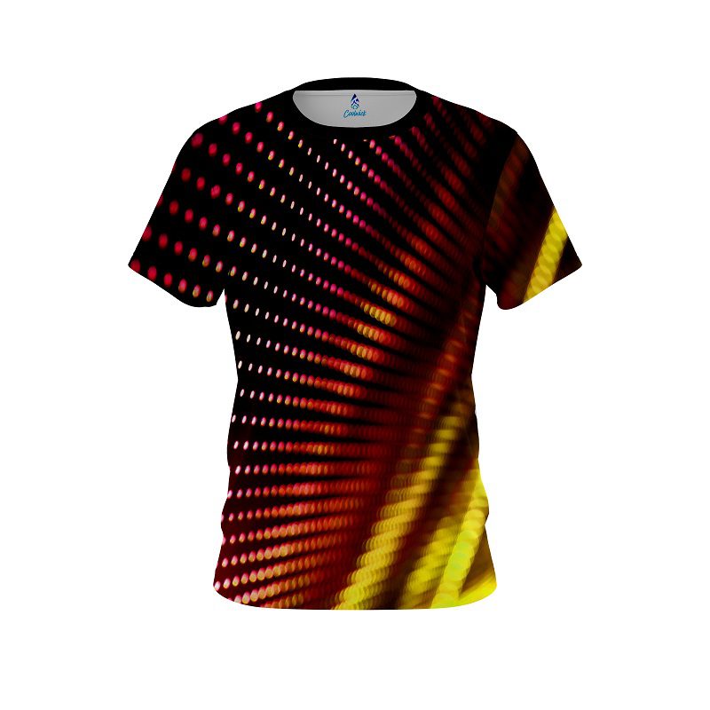 Plain Electronic Wave CoolWick Bowling Jersey