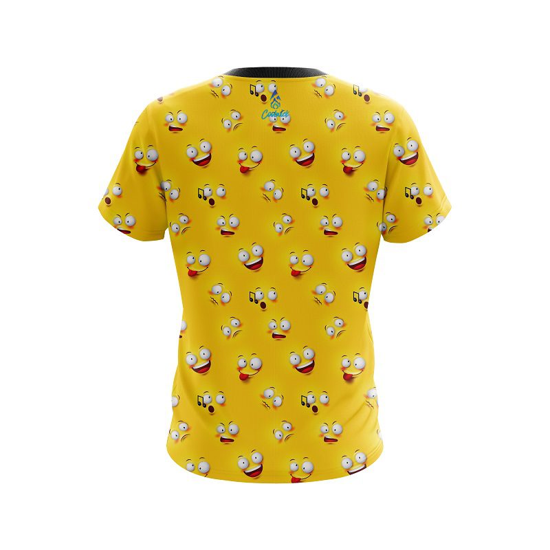 Plain Emoticon CoolWick Bowling Jersey - Image 2