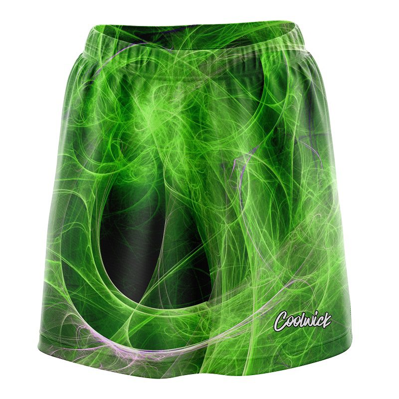 Liquid Energy Swirls Green CoolWick Bowling Skort