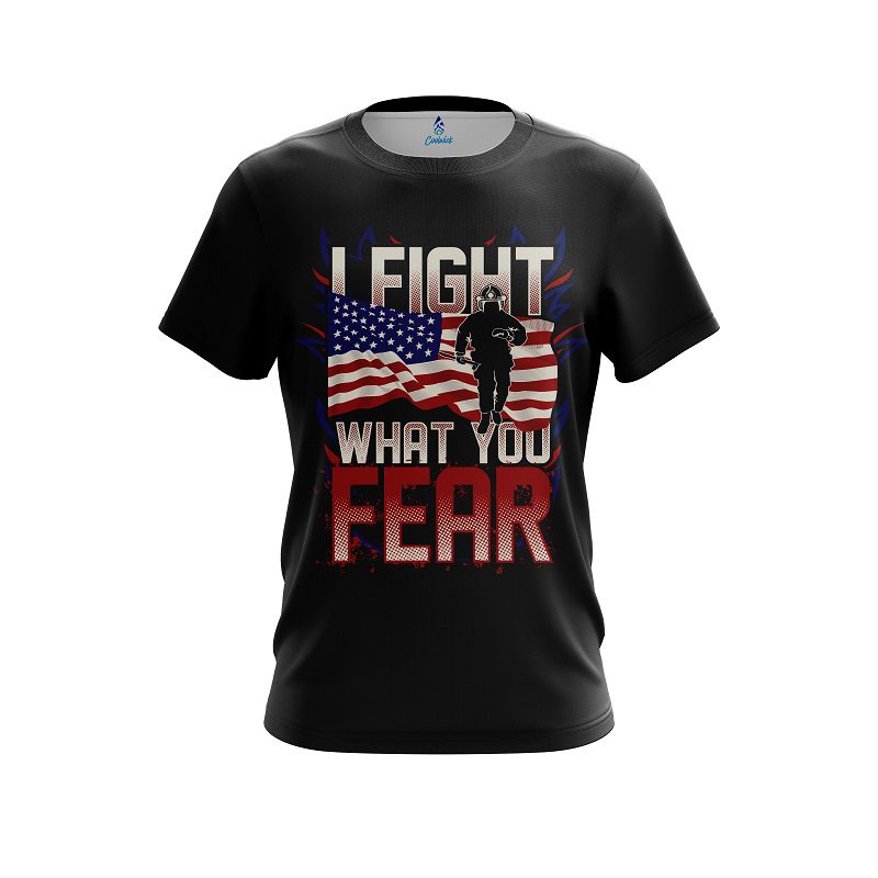 Plain Brave Fire Fighter CoolWick Bowling Jersey