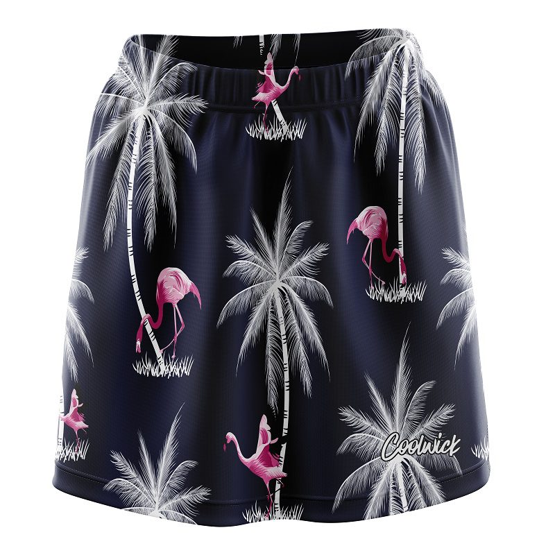 Flamingo Palms CoolWick Bowling Skort
