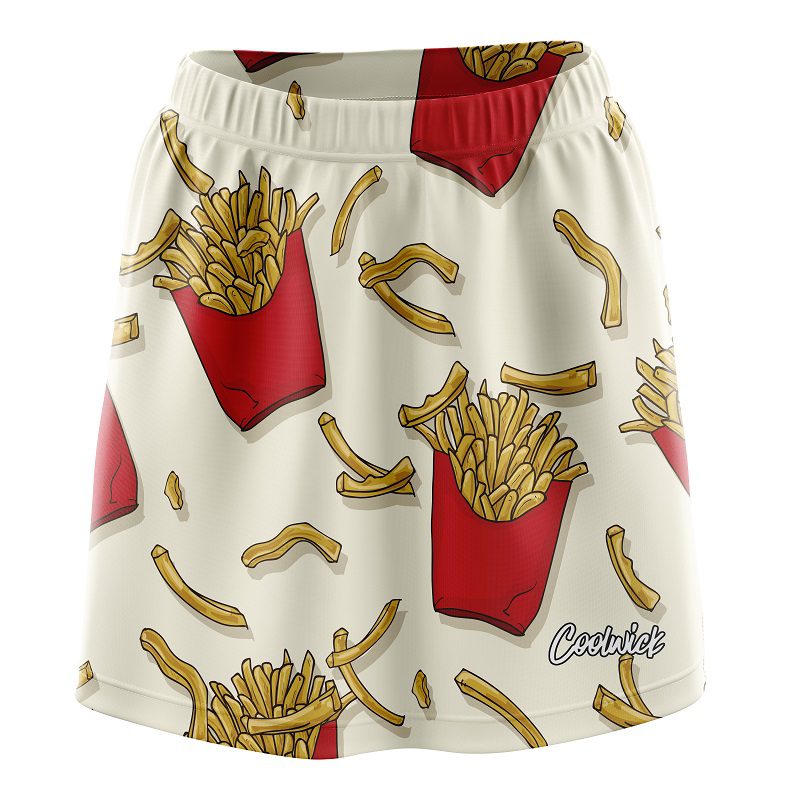 French Fries CoolWick Bowling Skort