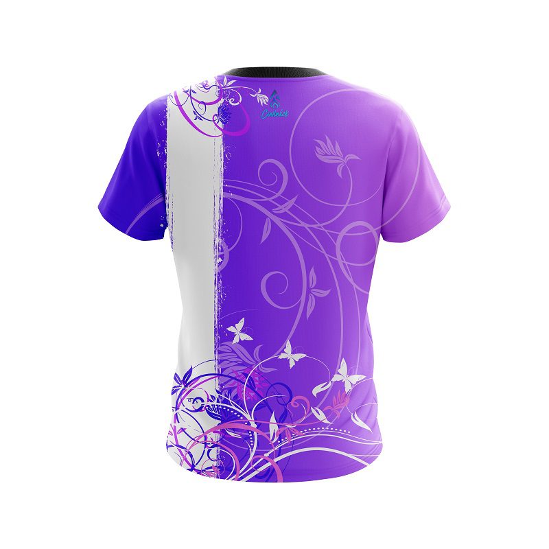 Plain Garden Bloom CoolWick Bowling Jersey - Image 2