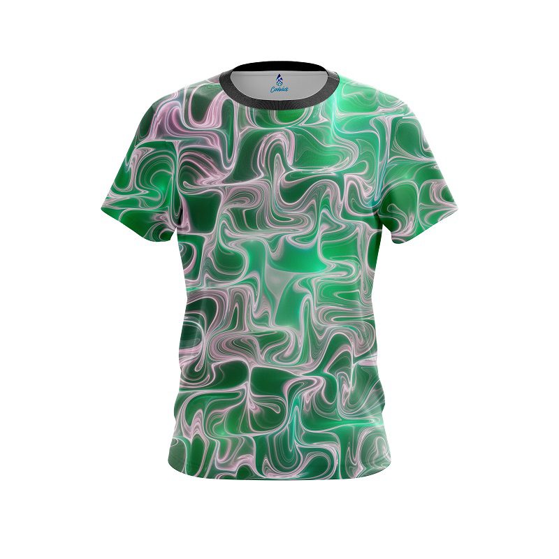 Plain Green Exotic Motion CoolWick Bowling Jersey