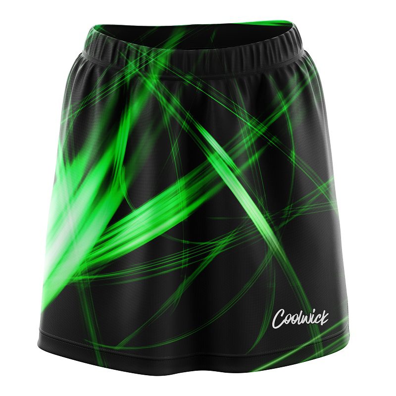 Green Spiral CoolWick Bowling Skort