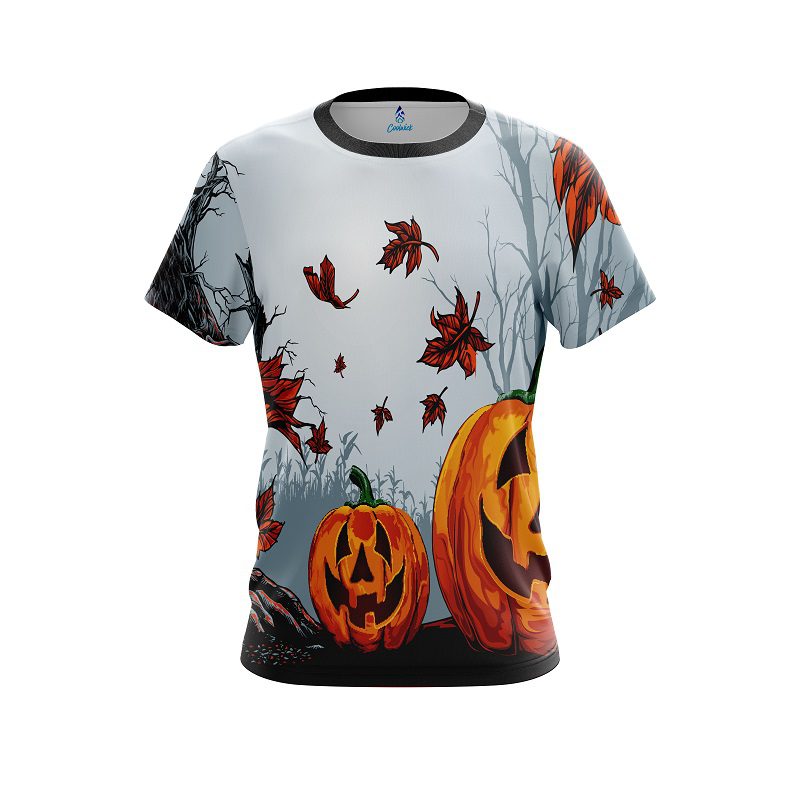 Plain Halloween Happiness CoolWick Bowling Jersey