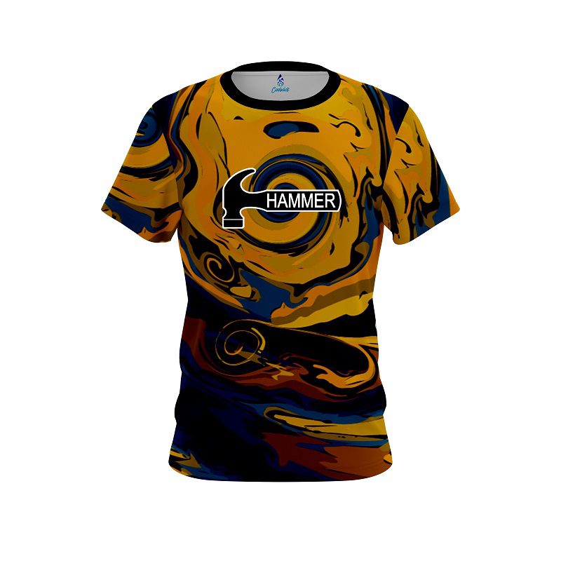 Hammer Painted Vortex Moon CoolWick Bowling Jersey