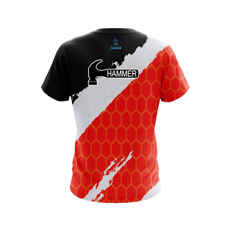 Hammer Split Power Red CoolWick Bowling Jersey - Image 2