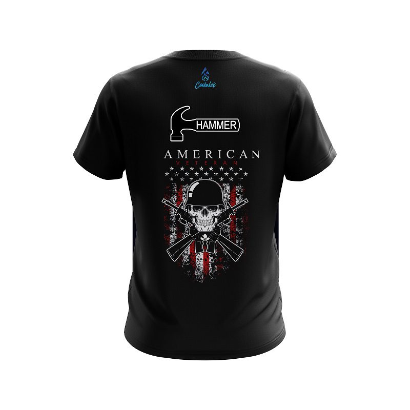 Hammer American Veteran CoolWick Bowling Jersey - Image 2