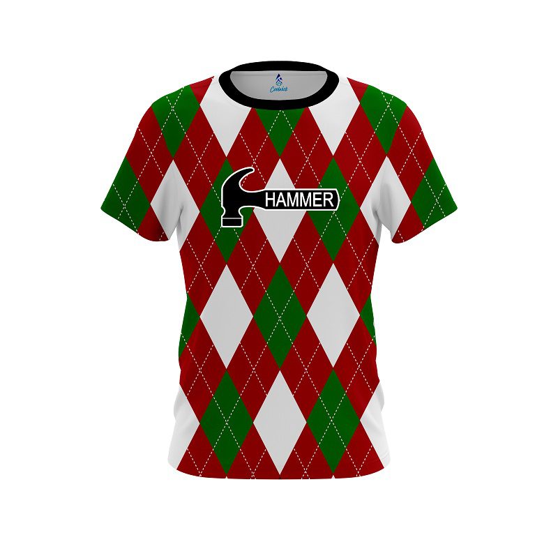 Hammer Argyle Green CoolWick Bowling Jersey