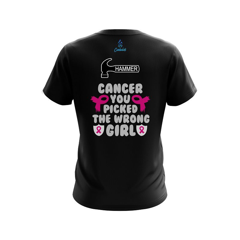 Hammer Breast Cancer Fight Back CoolWick Bowling Jersey - Image 2