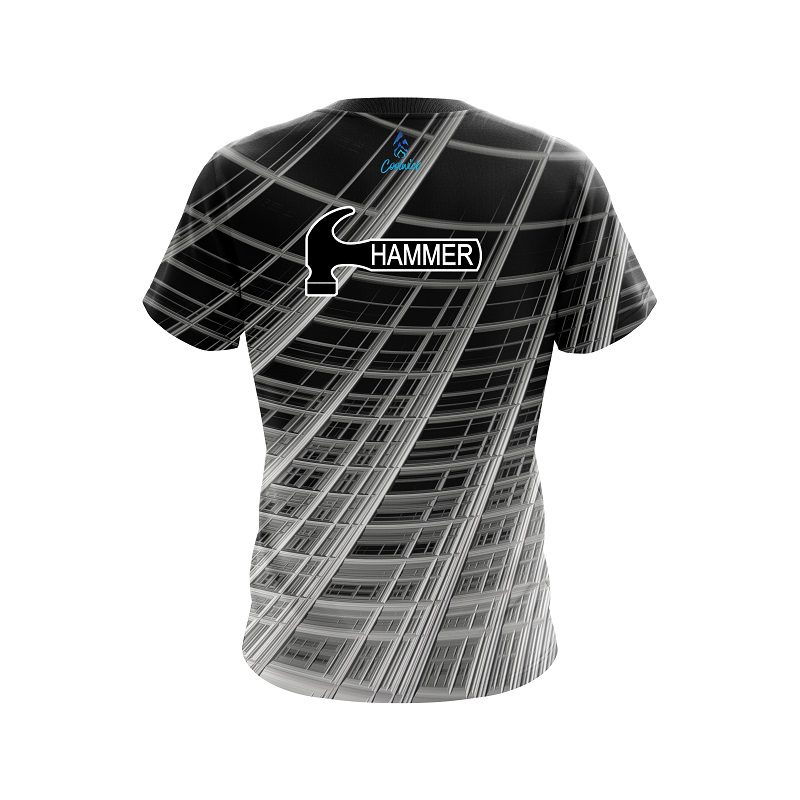 Hammer Chrome Wavy Dimension CoolWick Bowling Jersey - Image 2