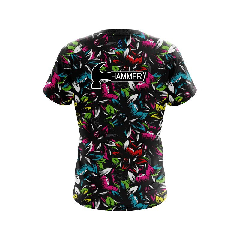 Hammer Flower Bloom CoolWick Bowling Jersey - Image 2