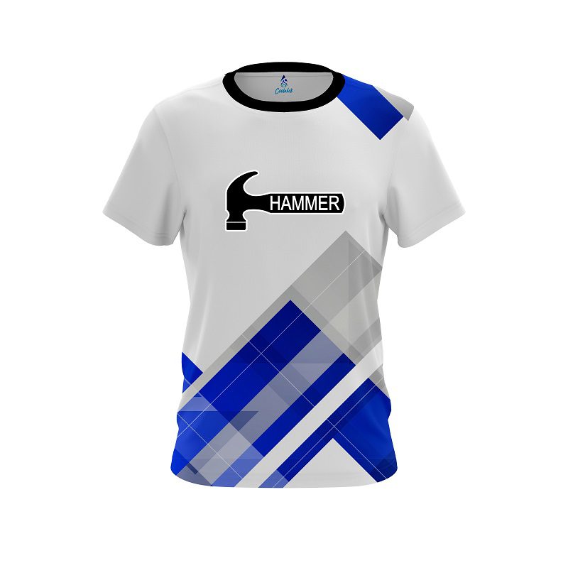 Hammer Flyer Blue CoolWick Bowling Jersey