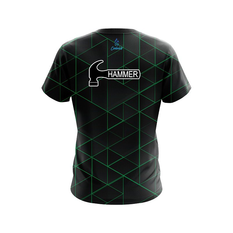 Hammer Geo Green CoolWick Bowling Jersey - Image 2