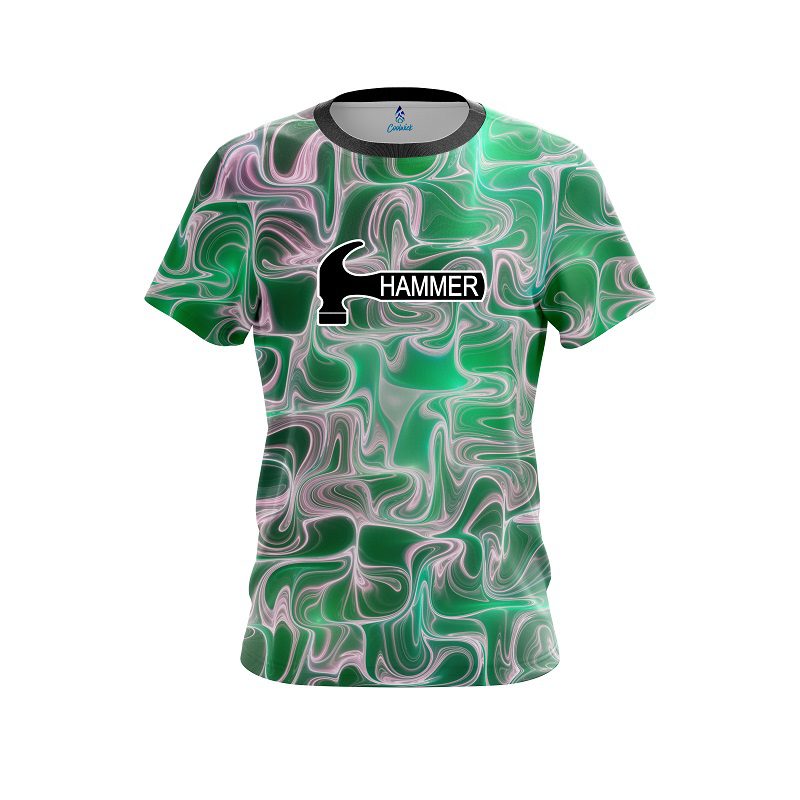 Hammer Green Exotic Motion CoolWick Bowling Jersey