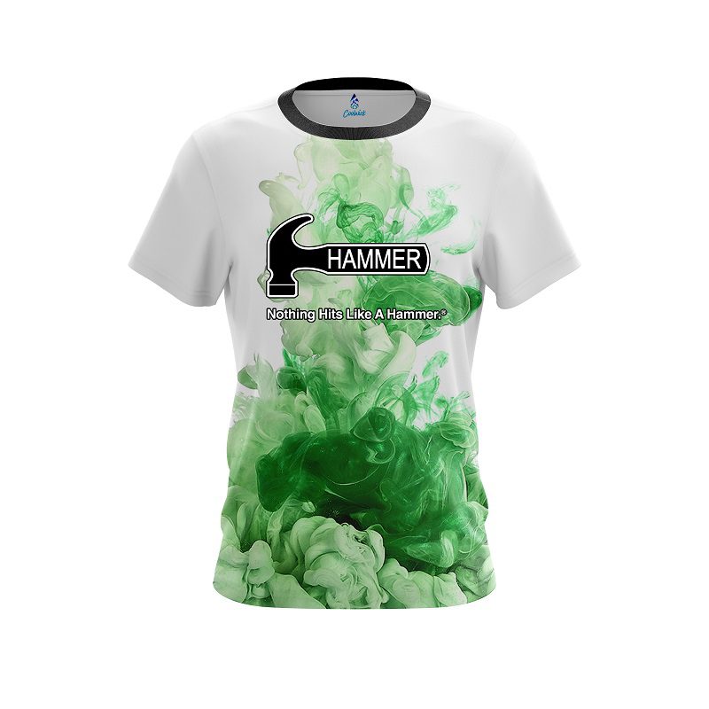 Hammer Green ink Splash CoolWick Bowling Jersey