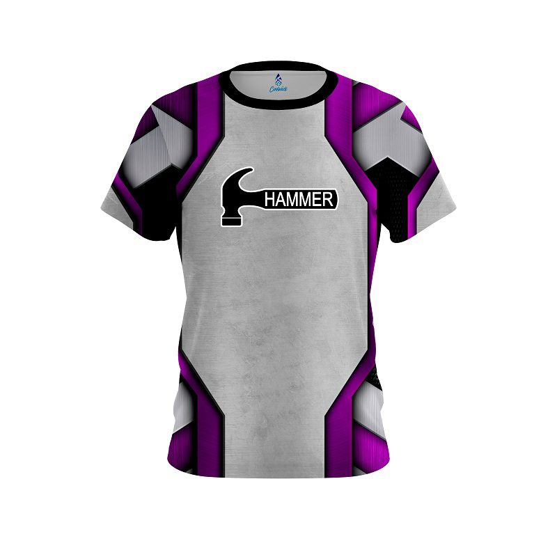 Hammer Iron Purple CoolWick Bowling Jersey