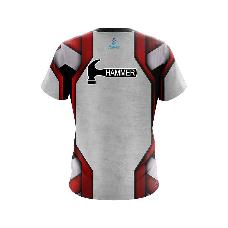 Hammer Iron Red CoolWick Bowling Jersey - Image 2