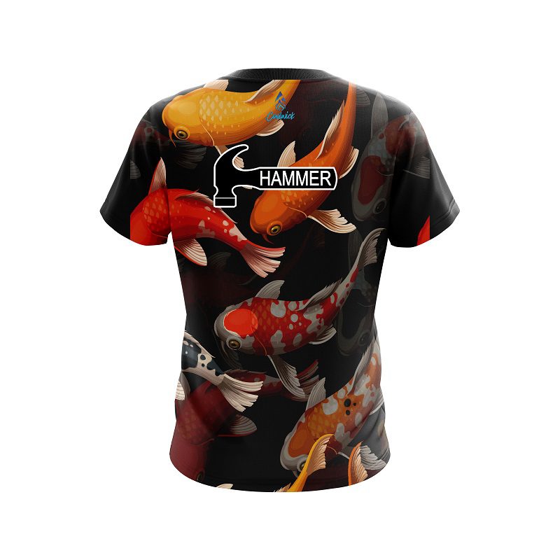 Hammer Koi Pond CoolWick Bowling Jersey - Image 2