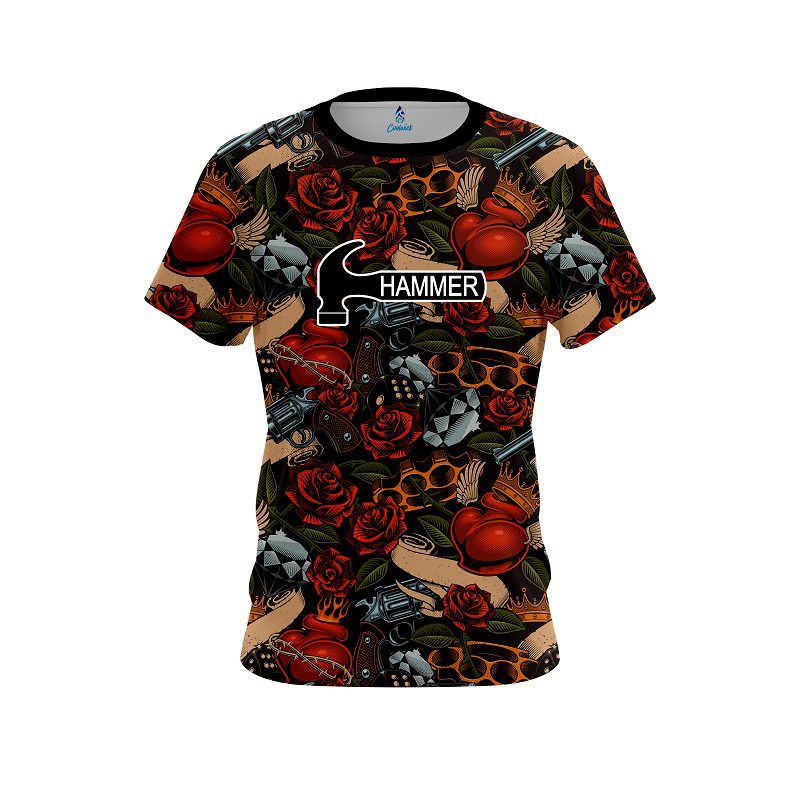 Hammer Love Kills  CoolWick Bowling Jersey