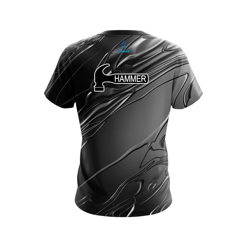 Hammer Melting Silver CoolWick Bowling Jersey - Image 2